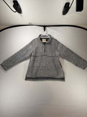 Jackson Hole Outerwear Women's Sherpa 1/4 Zip Pullover Gray/Black